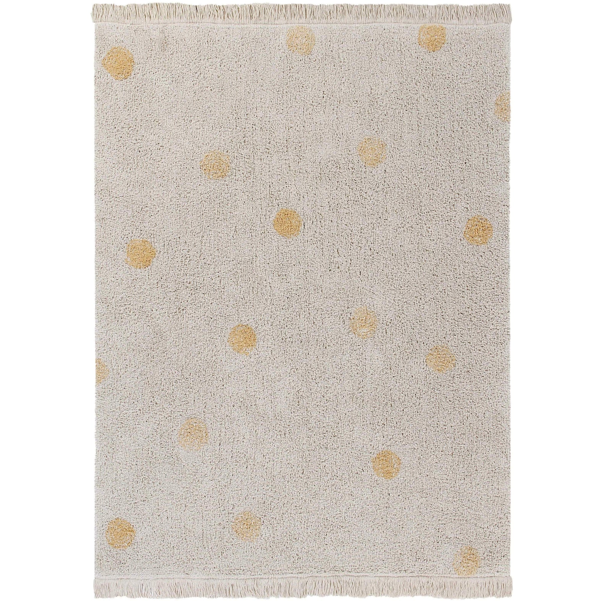 Lorena Canals Hippy Dots Natural Honey Washable Area Rug
