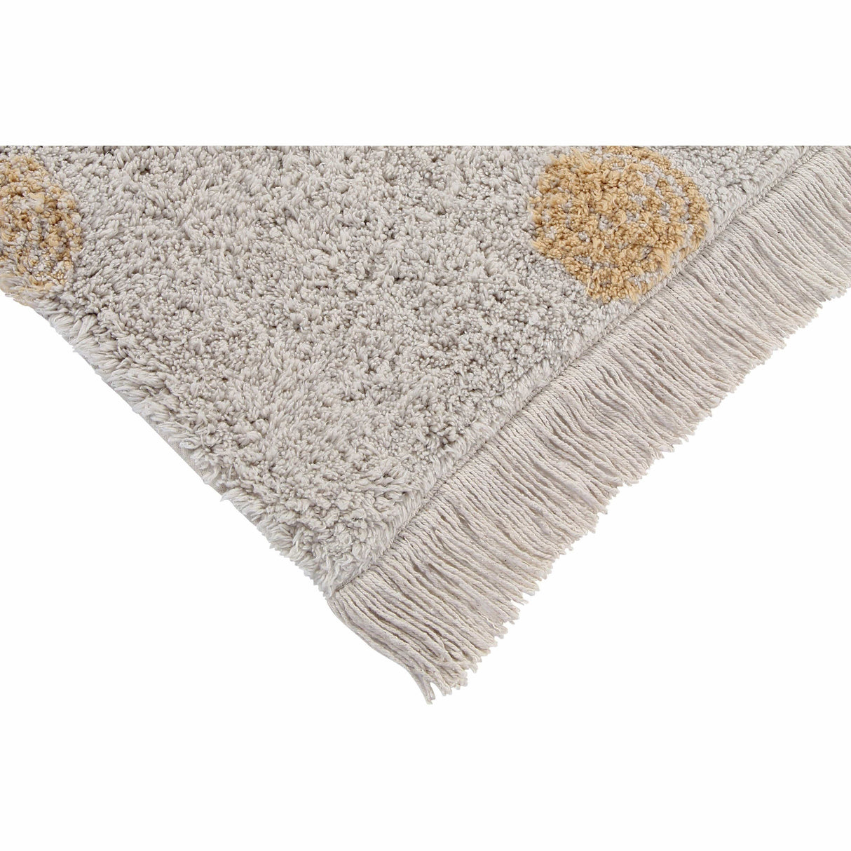Rugs by Roo | Lorena Canals Hippy Dots Natural Honey Washable Area Rug-C-HIDO-HNY