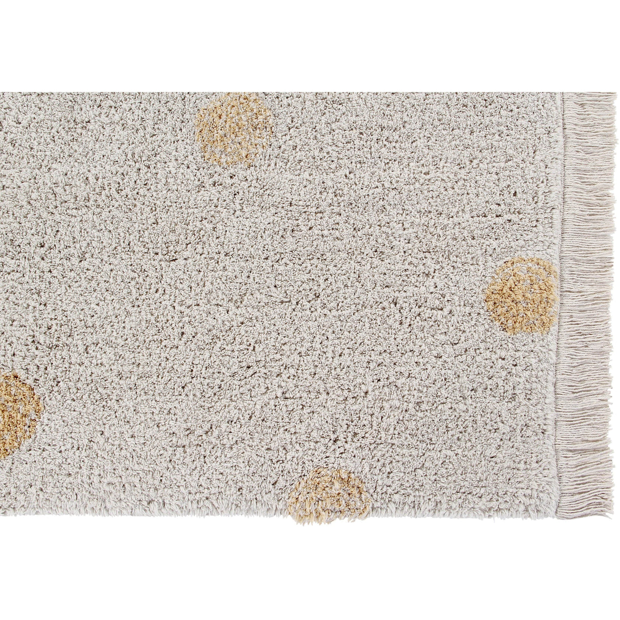 Rugs by Roo | Lorena Canals Hippy Dots Natural Honey Washable Area Rug-C-HIDO-HNY