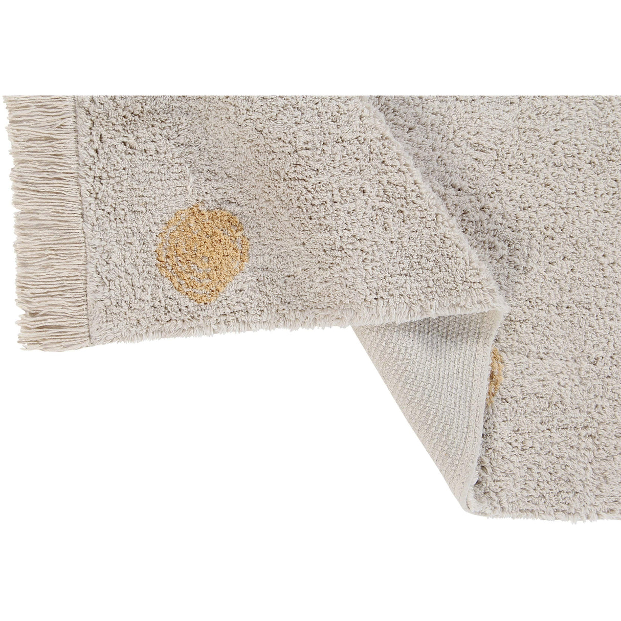 Rugs by Roo | Lorena Canals Hippy Dots Natural Honey Washable Area Rug-C-HIDO-HNY