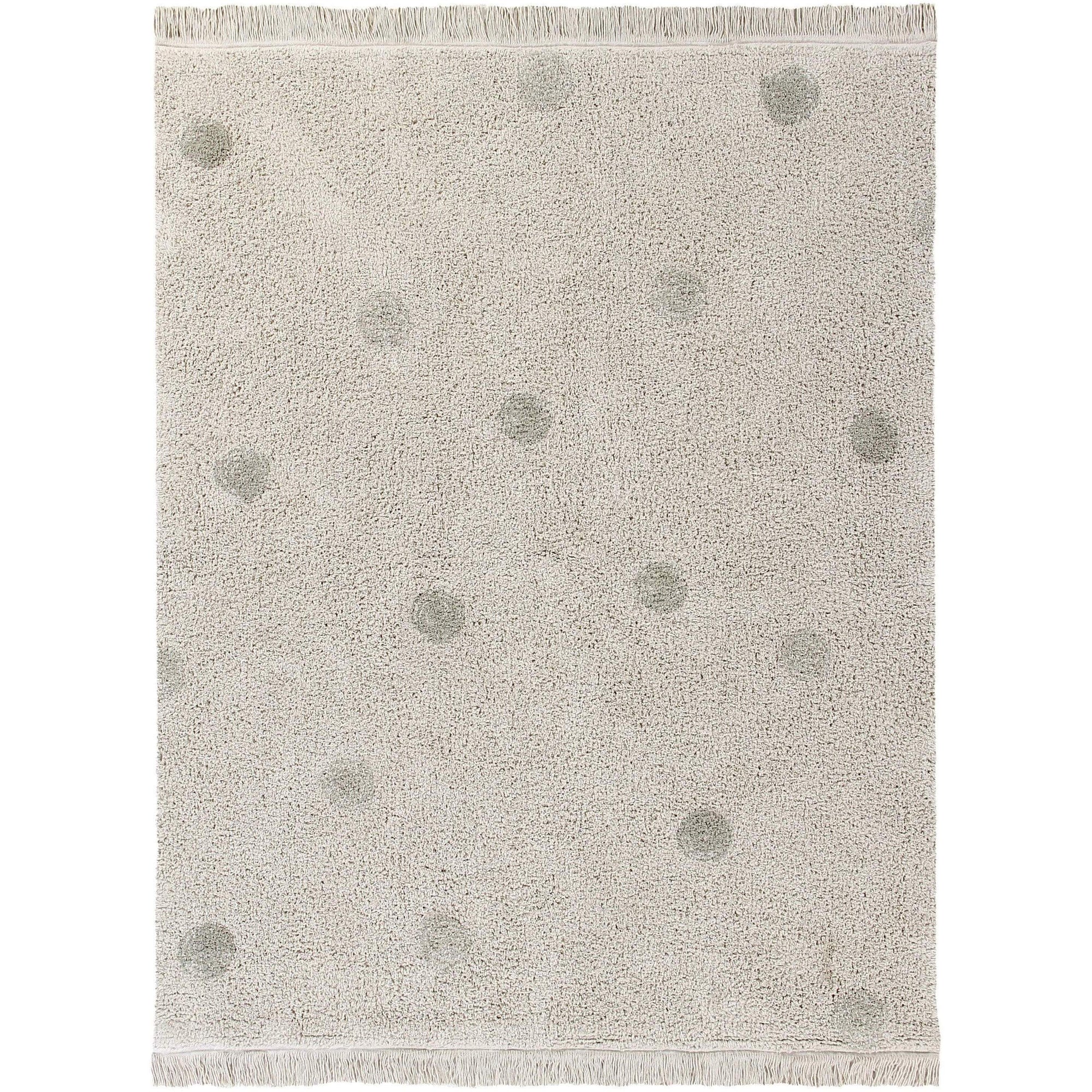 Lorena Canals Hippy Dots Natural Olive Washable Area Rug