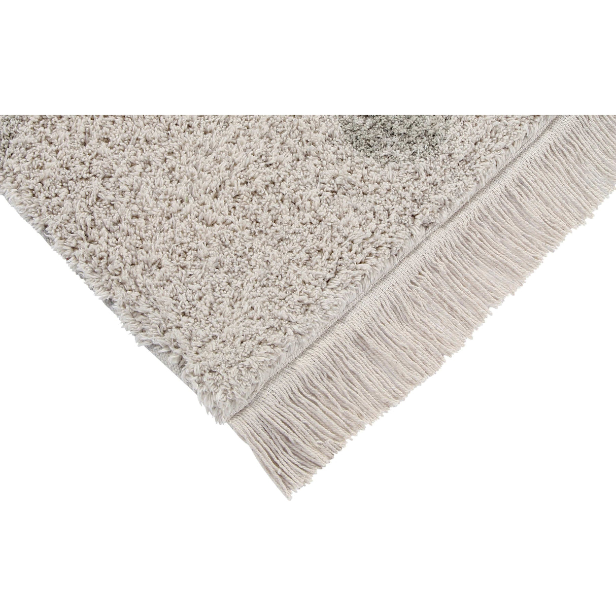 Rugs by Roo | Lorena Canals Hippy Dots Natural Olive Washable Area Rug-C-HIDO-OLV