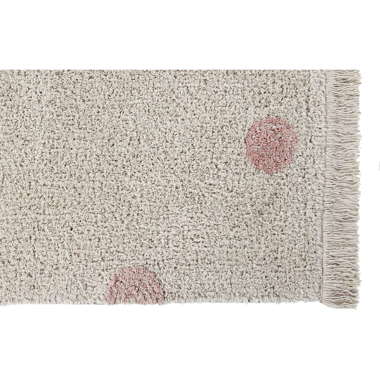 Rugs by Roo | Lorena Canals Hippy Dots Natural Vintage Nude Washable Area Rug-C-HIDO-VNU