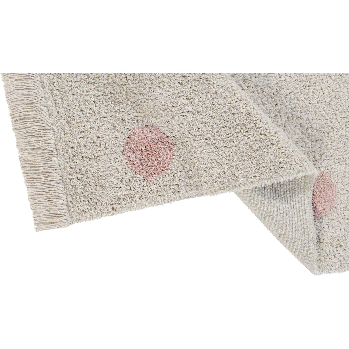 Rugs by Roo | Lorena Canals Hippy Dots Natural Vintage Nude Washable Area Rug-C-HIDO-VNU