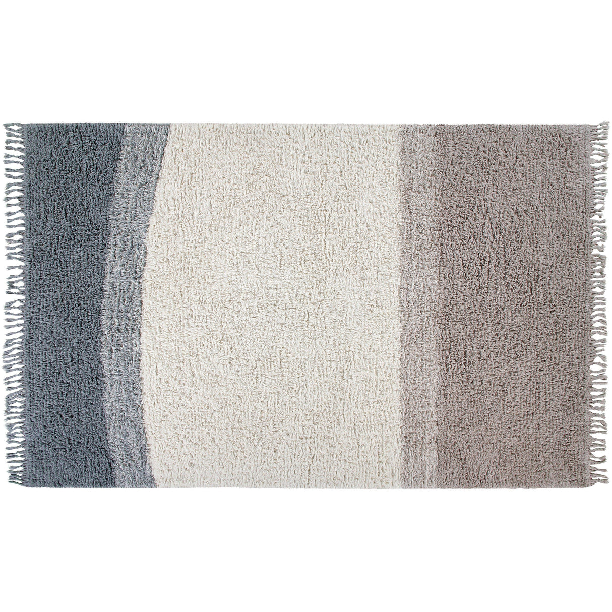 Rugs by Roo | Lorena Canals Into the Blue Wool Washable Area Rug-WO-TOBLU-M