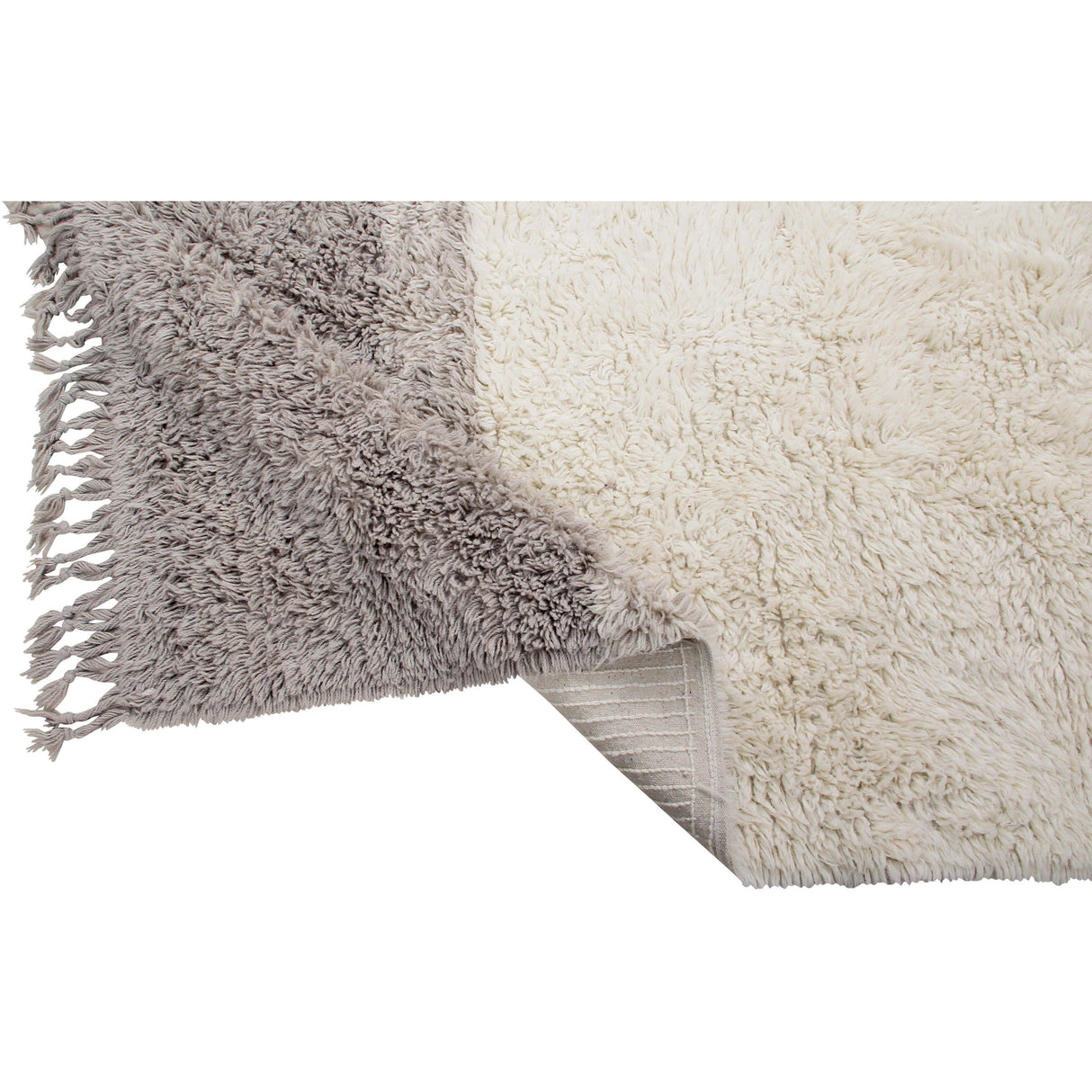 Rugs by Roo | Lorena Canals Into the Blue Wool Washable Area Rug-WO-TOBLU-M