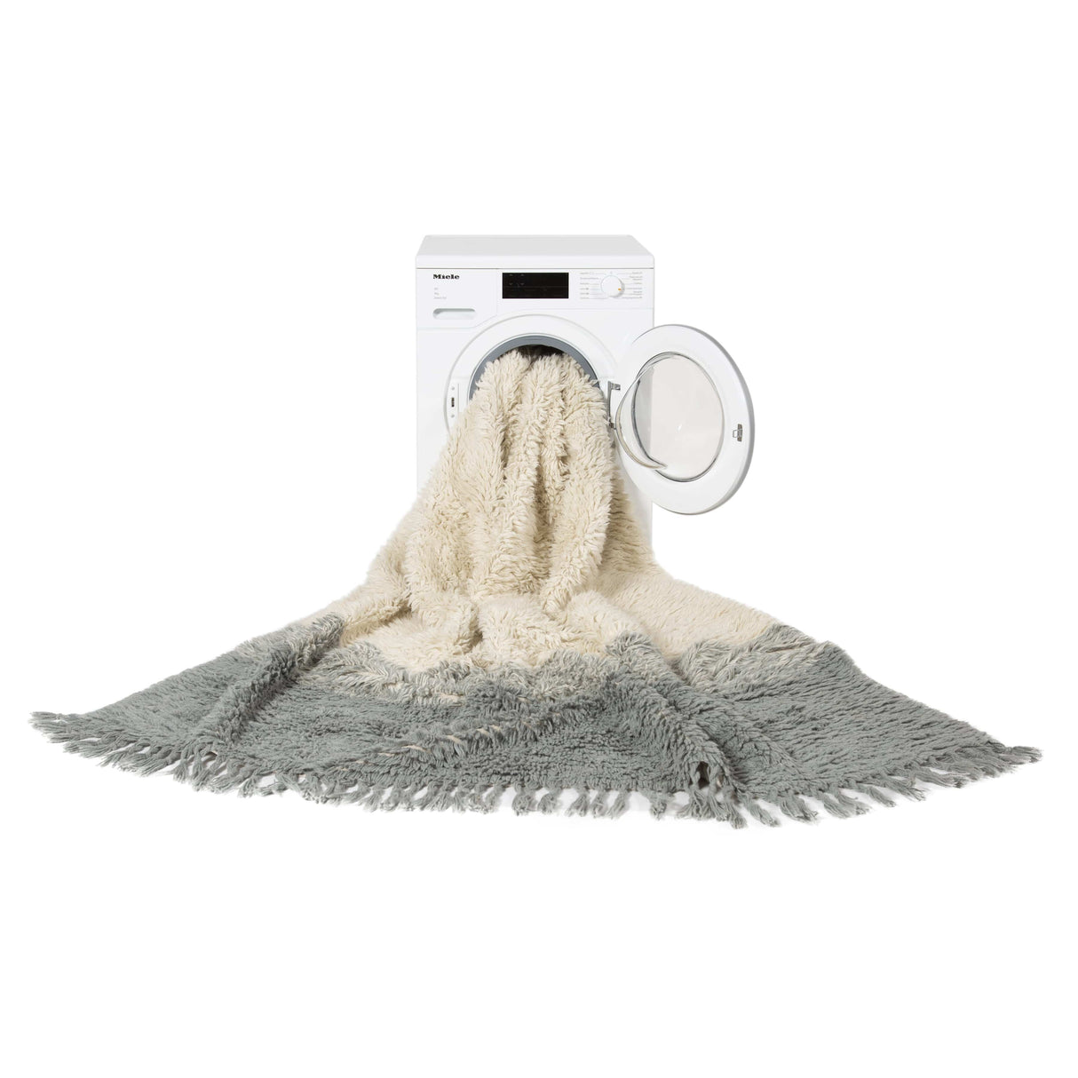 Rugs by Roo | Lorena Canals Into the Blue Wool Washable Area Rug-WO-TOBLU-M