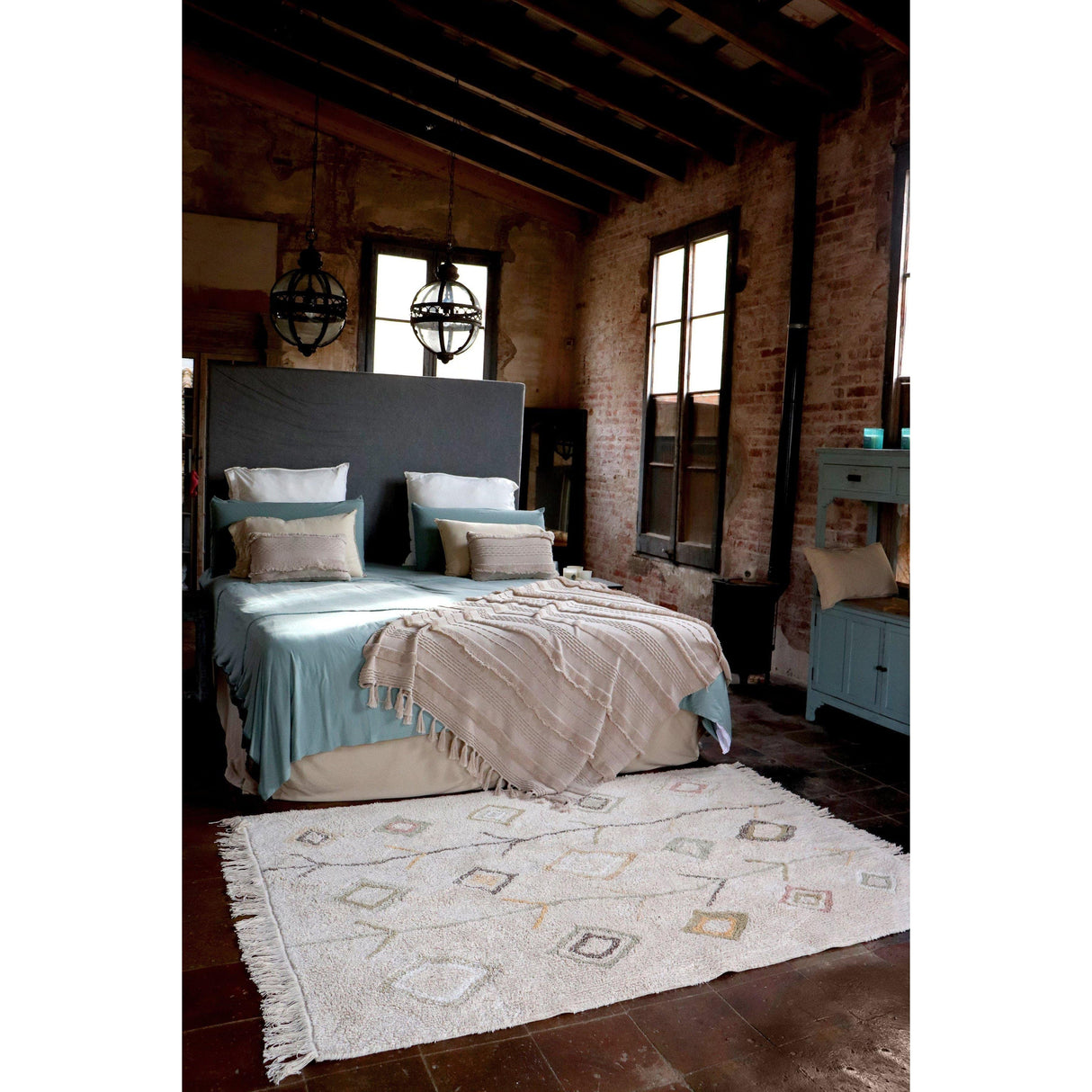 Rugs by Roo | Lorena Canals Kaarol Earth Washable Area Rug-C-KAA-NAT