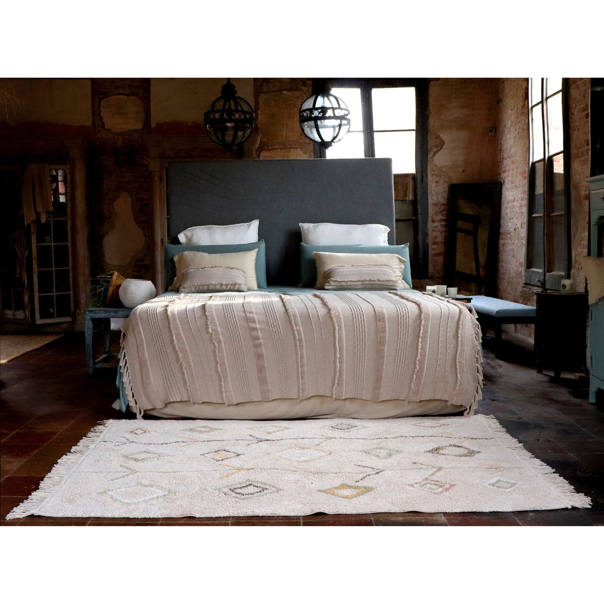 Rugs by Roo | Lorena Canals Kaarol Earth Washable Area Rug-C-KAA-NAT