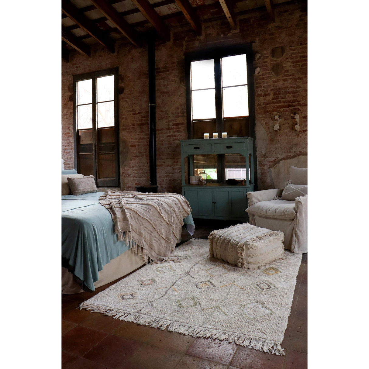 Rugs by Roo | Lorena Canals Kaarol Earth Washable Area Rug-C-KAA-NAT