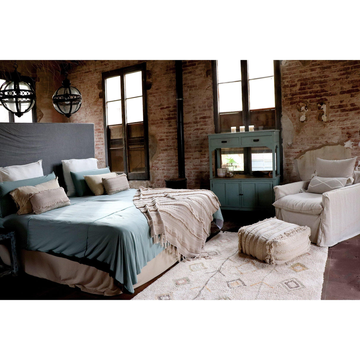 Rugs by Roo | Lorena Canals Kaarol Earth Washable Area Rug-C-KAA-NAT