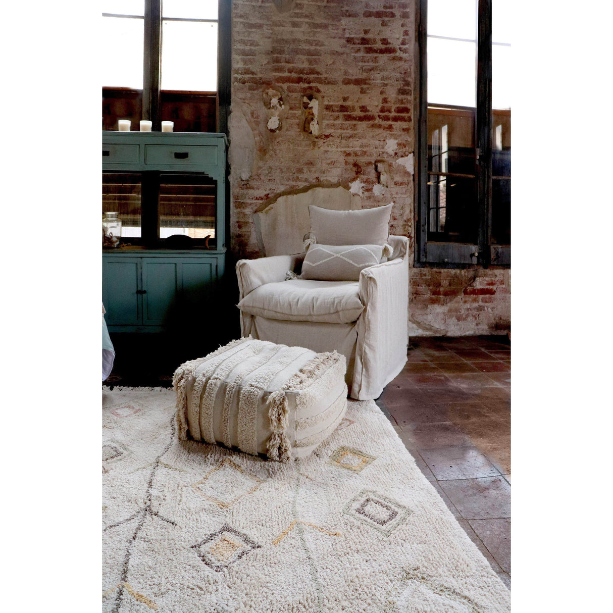Rugs by Roo | Lorena Canals Kaarol Earth Washable Area Rug-C-KAA-NAT