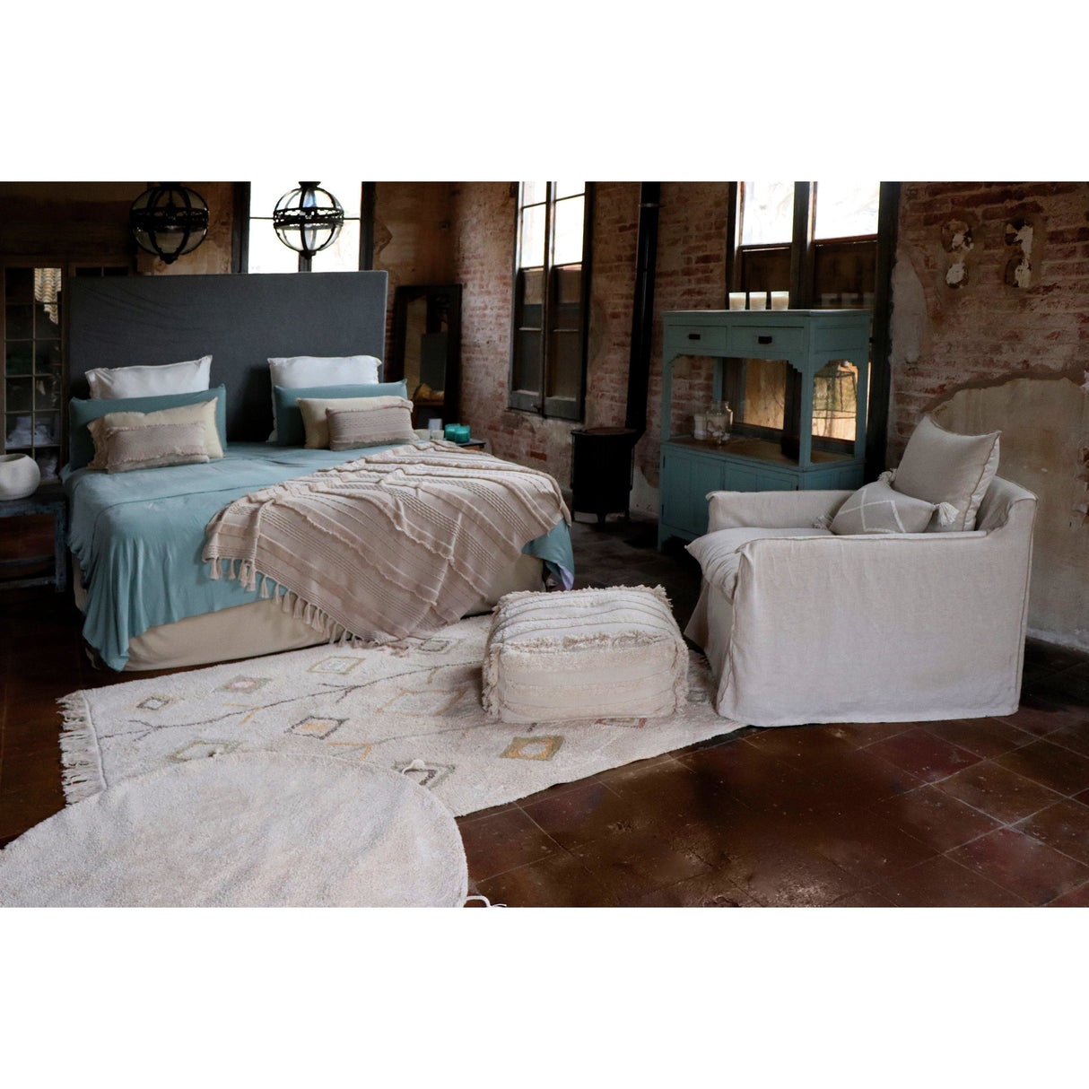 Rugs by Roo | Lorena Canals Kaarol Earth Washable Area Rug-C-KAA-NAT