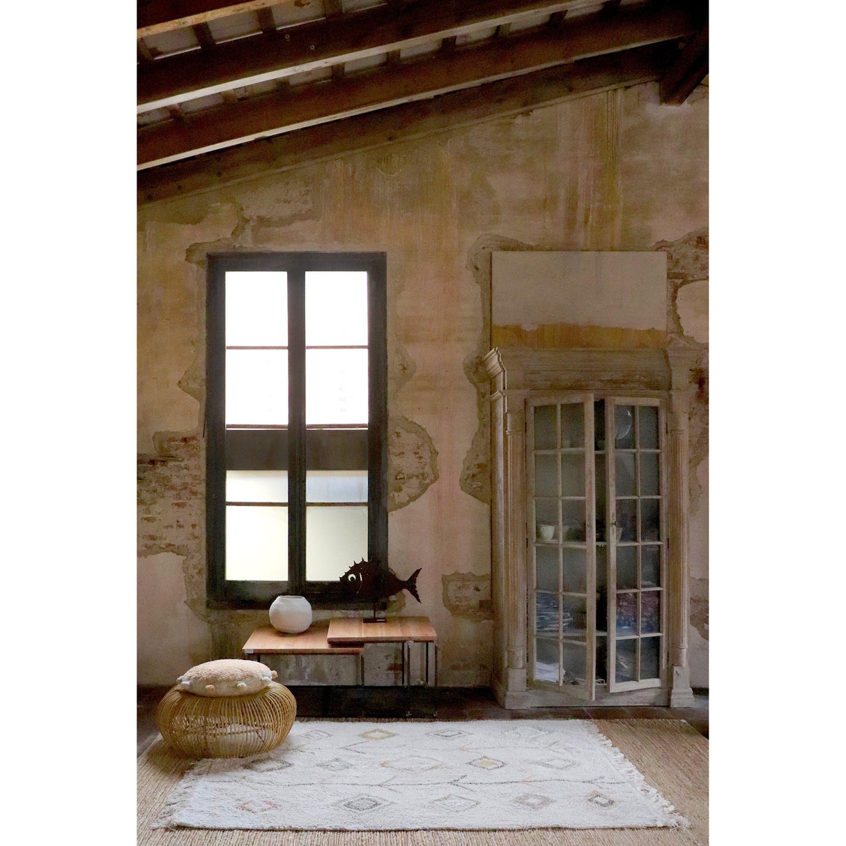 Rugs by Roo | Lorena Canals Kaarol Earth Washable Area Rug-C-KAA-NAT