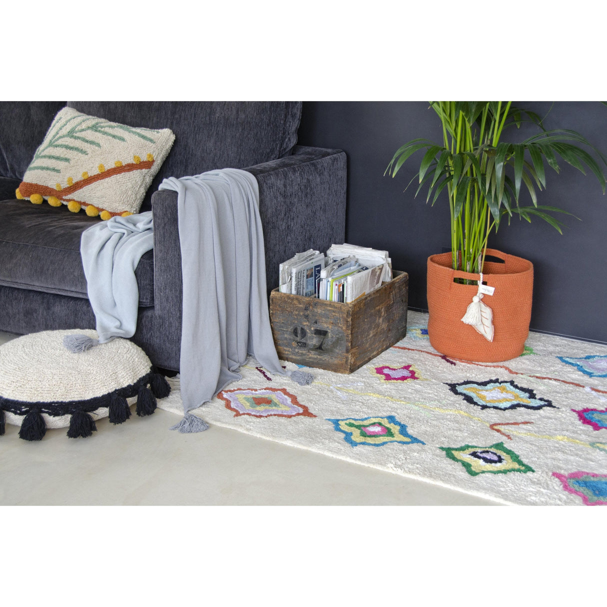 Rugs by Roo | Lorena Canals Kaarol Machine Washable Area Rug-C-KAAROL
