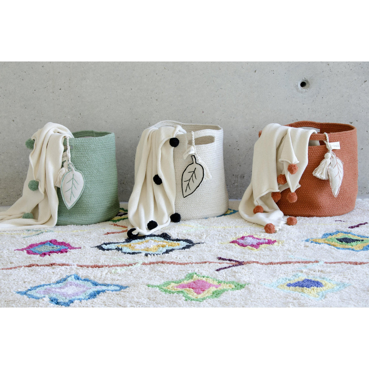 Rugs by Roo | Lorena Canals Kaarol Machine Washable Area Rug-C-KAAROL