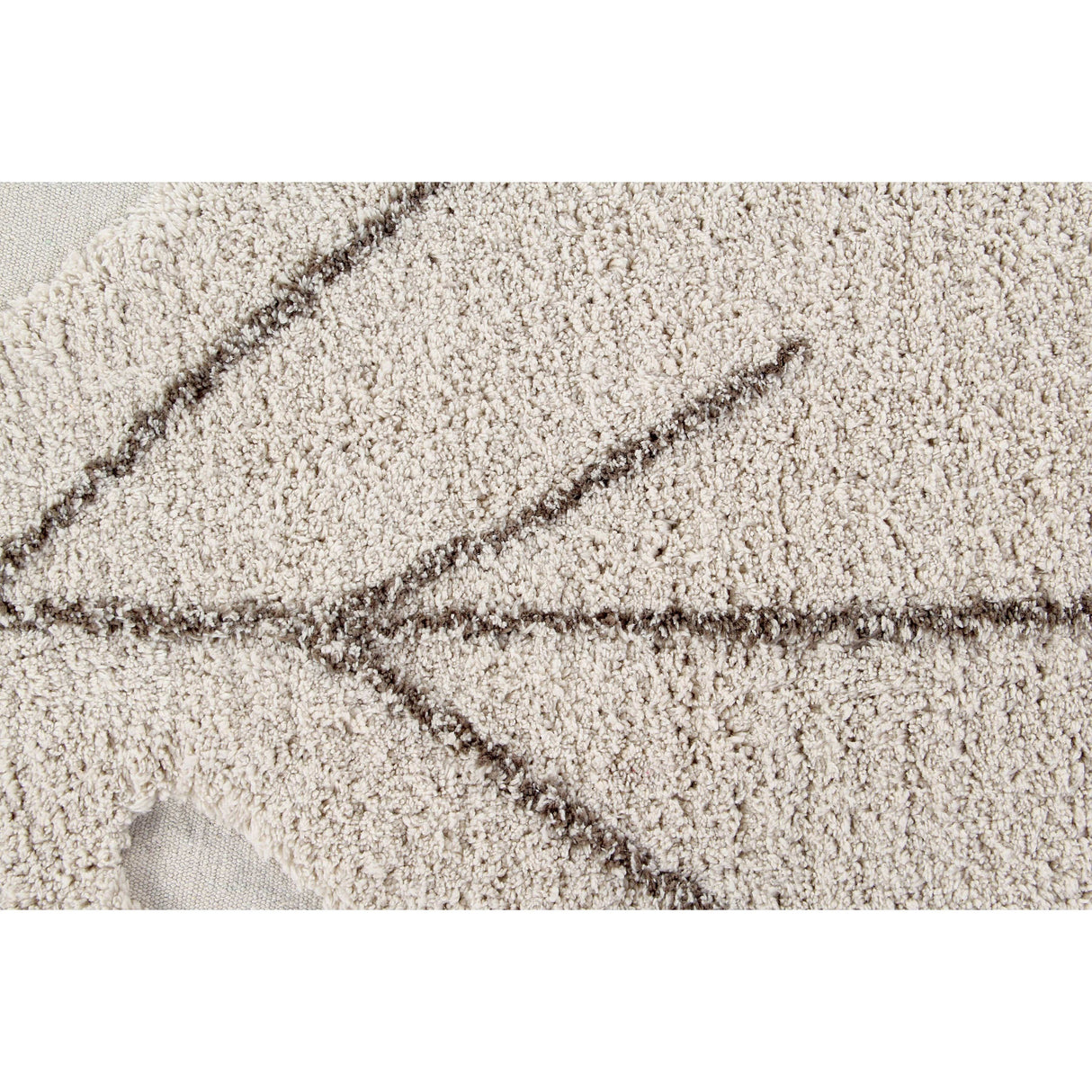 Rugs by Roo | Lorena Canals Monstera Natural Washable Area Rug-C-MON-NAT