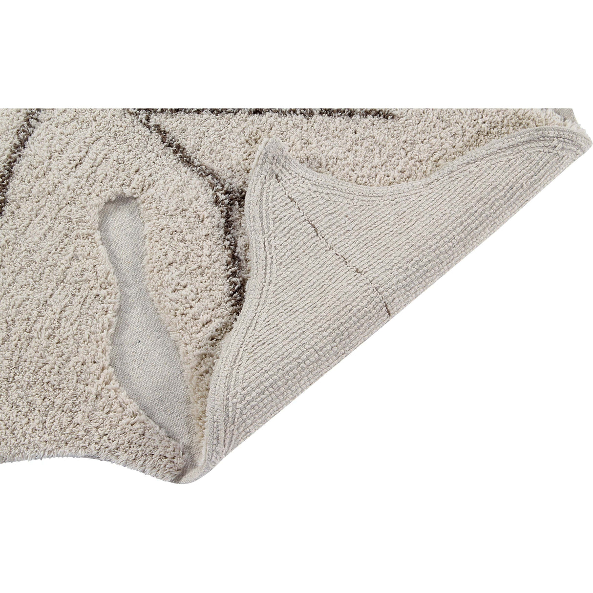 Rugs by Roo | Lorena Canals Monstera Natural Washable Area Rug-C-MON-NAT