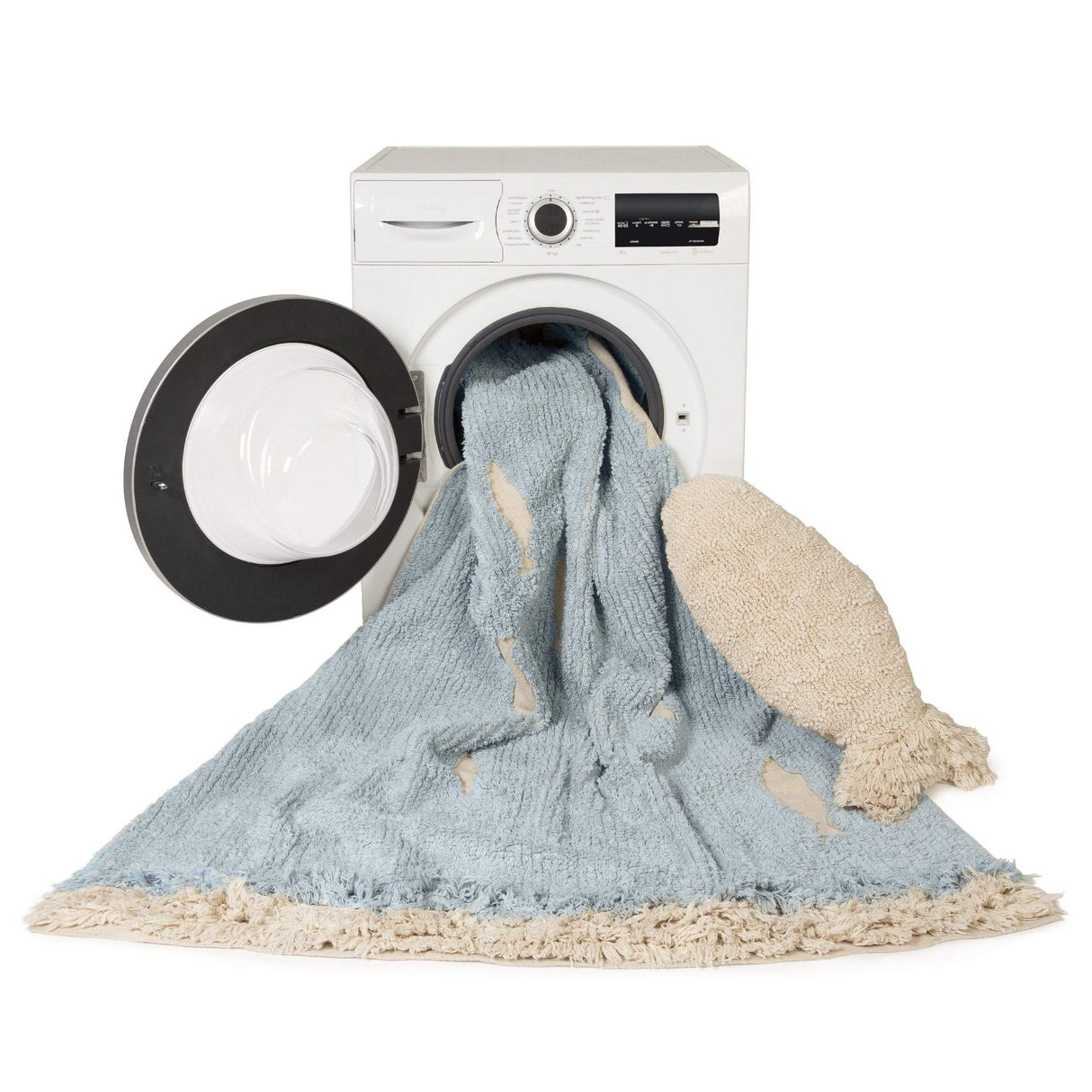 Rugs by Roo | Lorena Canals Ocean Shore Machine Washable Area Rug-C-OCEAN