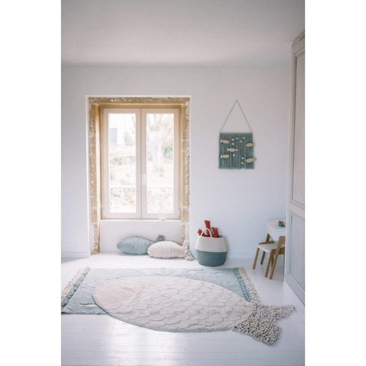 Rugs by Roo | Lorena Canals Ocean Shore Machine Washable Area Rug-C-OCEAN