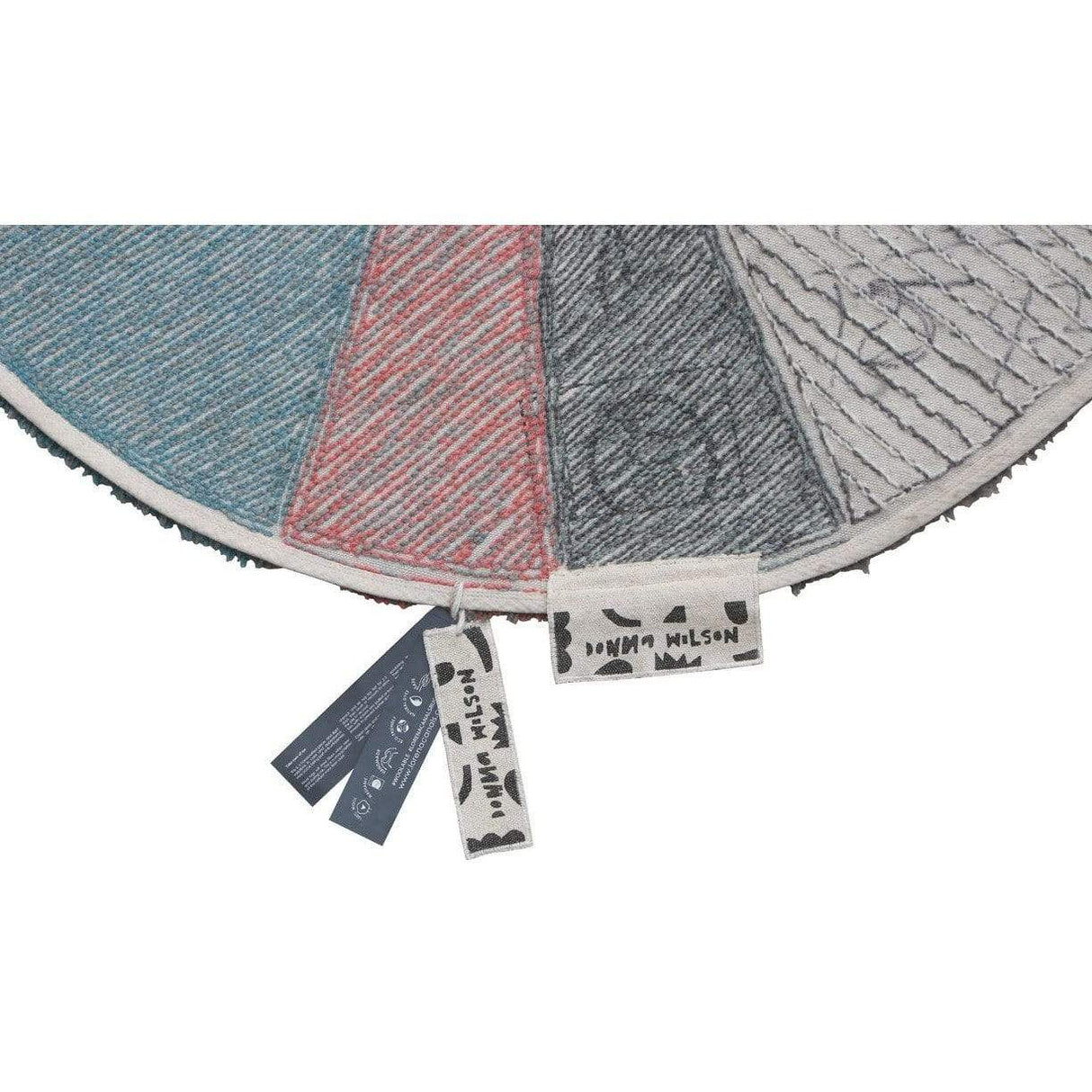 Rugs by Roo | Lorena Canals Pie Chart Wool Washable Area Rug-WO-PIE-RS