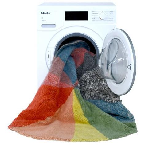 Rugs by Roo | Lorena Canals Pie Chart Wool Washable Area Rug-WO-PIE-RS