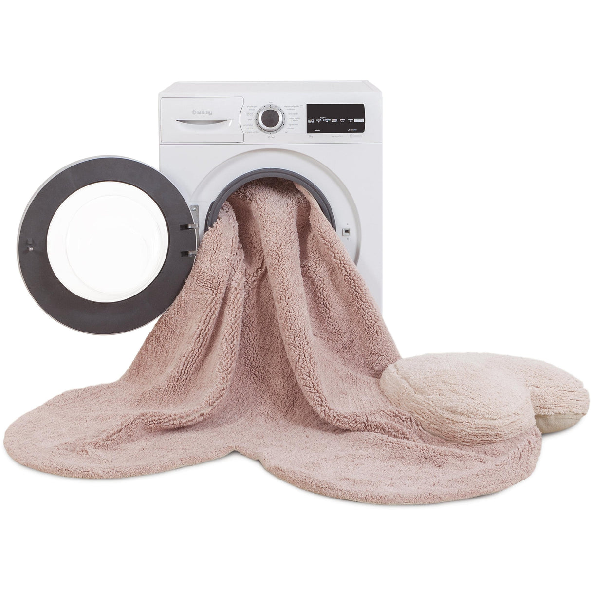 Rugs by Roo | Lorena Canals Puffy Love Nude Machine Washable Nursery Baby Area Rug-C-PUFFY-LOVE