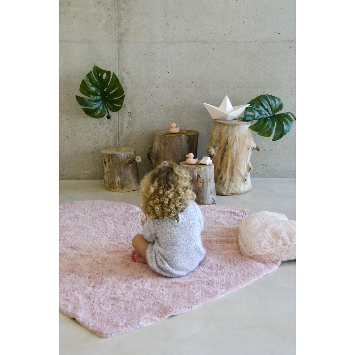 Rugs by Roo | Lorena Canals Puffy Love Nude Machine Washable Nursery Baby Area Rug-C-PUFFY-LOVE