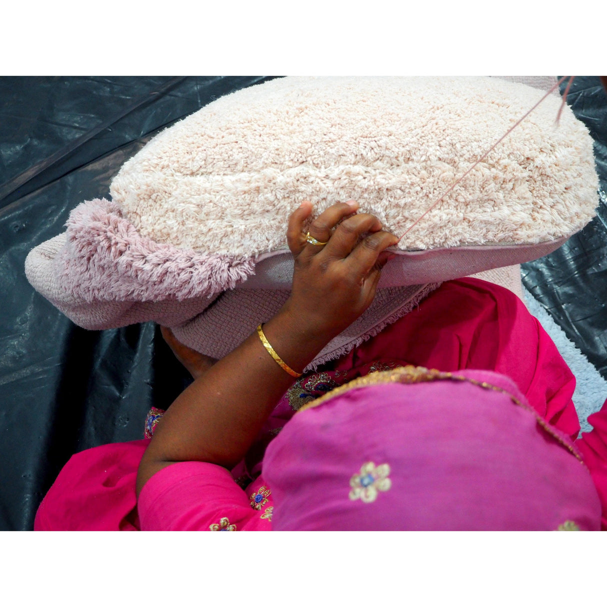 Rugs by Roo | Lorena Canals Puffy Love Nude Machine Washable Nursery Baby Area Rug-C-PUFFY-LOVE