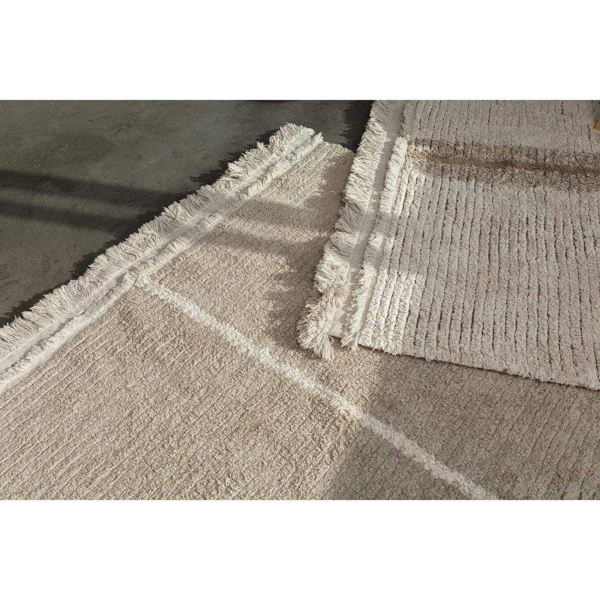 Rugs by Roo | Lorena Canals Reversible Duetto Sage Washable Area Rug-C-DUET-SGE-R