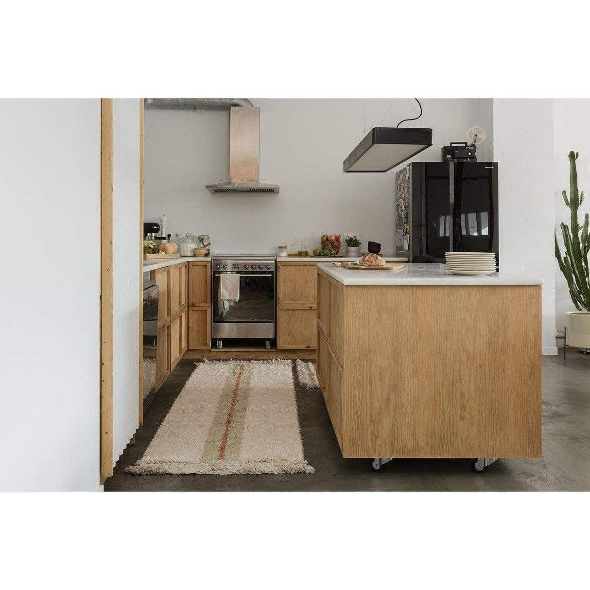 Rugs by Roo | Lorena Canals Reversible Duetto Sage Washable Area Rug-C-DUET-SGE-R