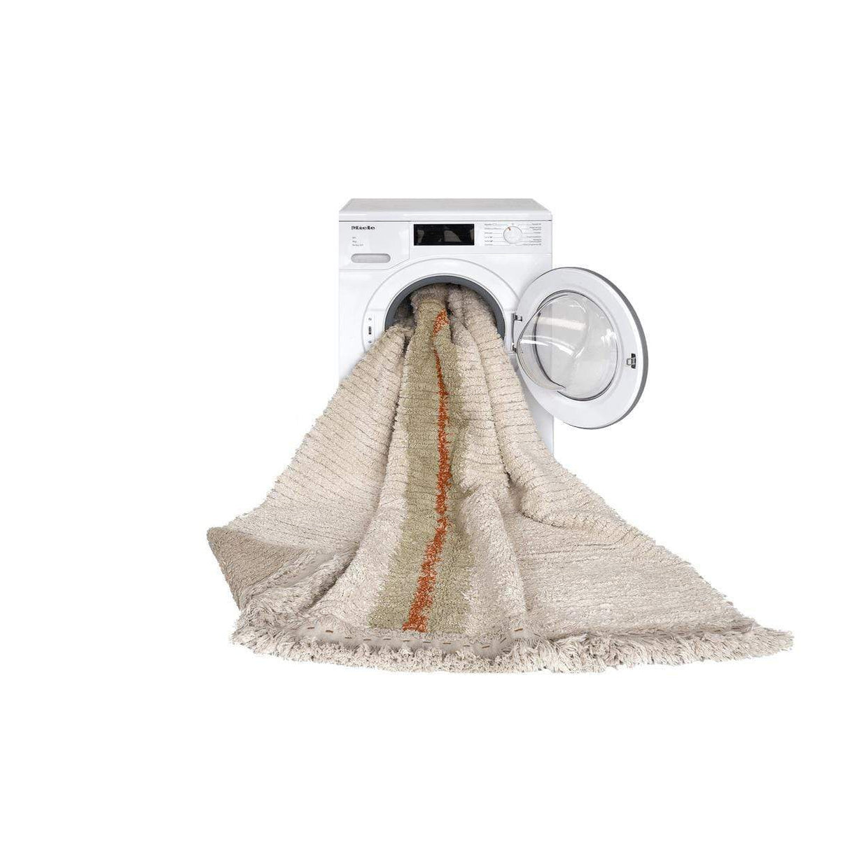 Rugs by Roo | Lorena Canals Reversible Duetto Sage Washable Area Rug-C-DUET-SGE-R