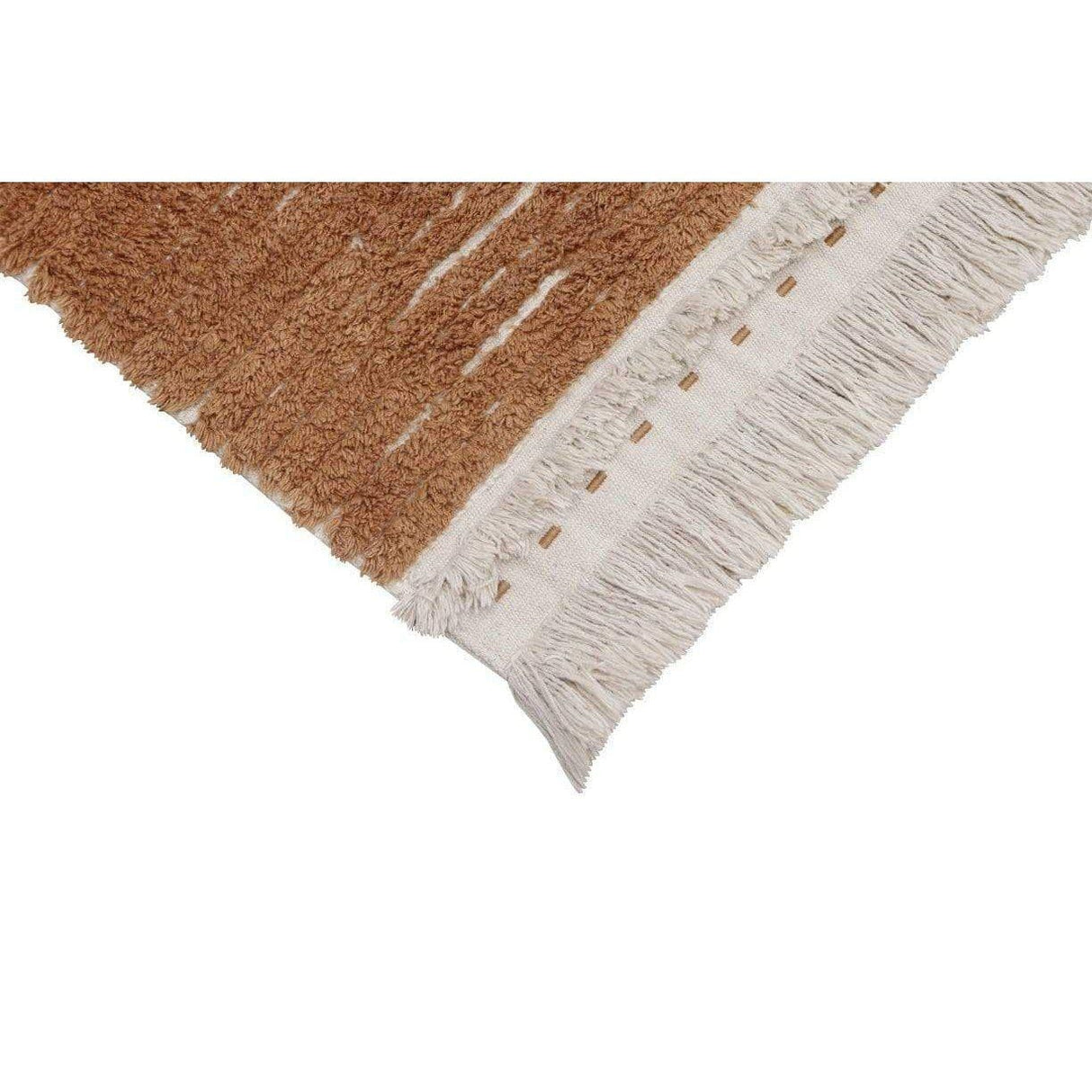 Rugs by Roo | Lorena Canals Reversible Duetto Toffee Washable Area Rug-C-DUET-TOF-R