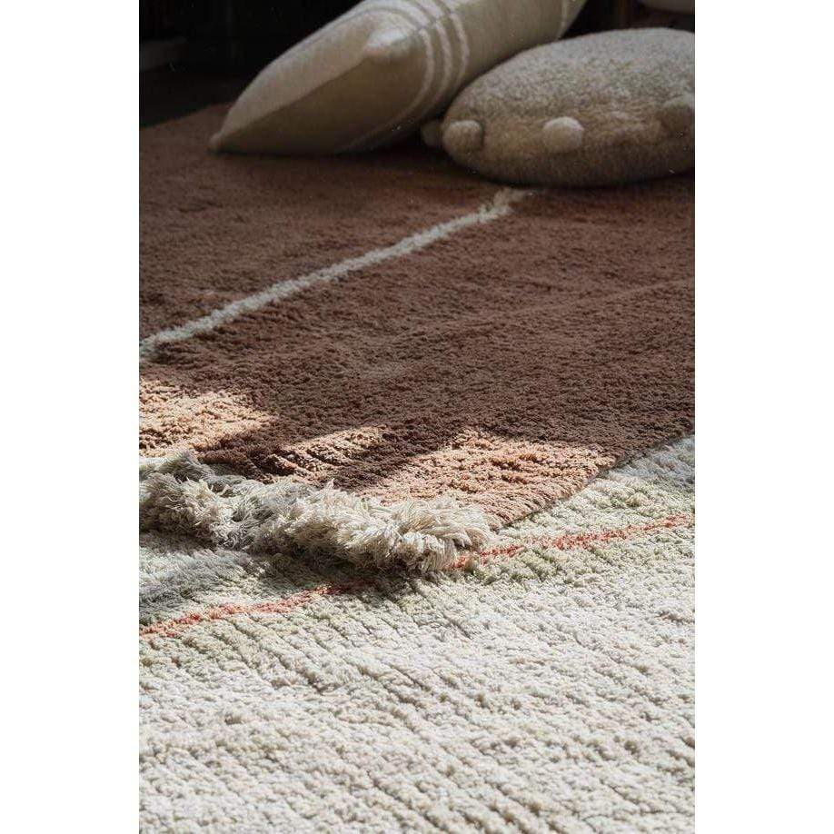 Rugs by Roo | Lorena Canals Reversible Duetto Toffee Washable Area Rug-C-DUET-TOF-R
