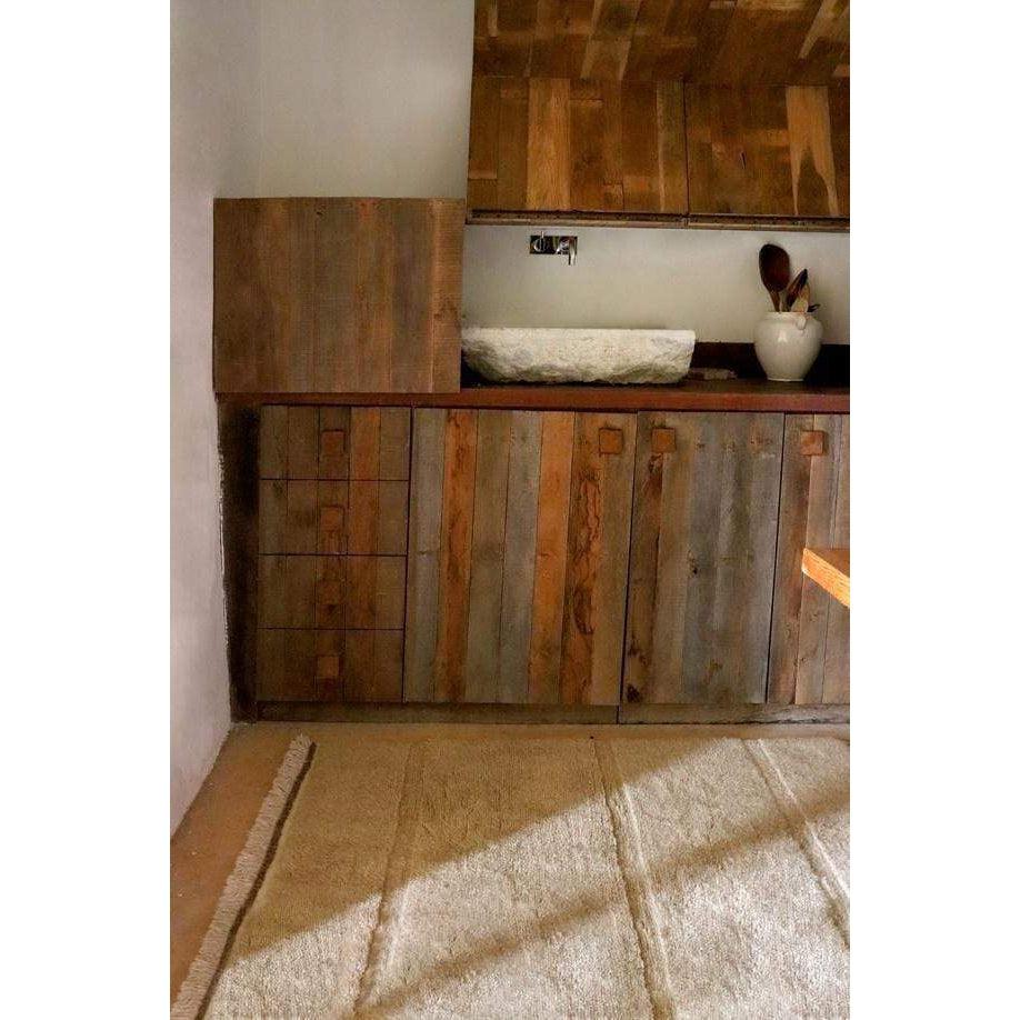 Rugs by Roo | Lorena Canals Steppe Beige Woolable Area Rug-WO-STEPPE-BG-S