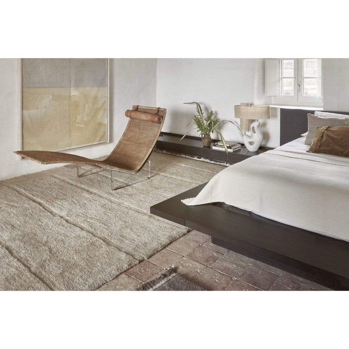 Rugs by Roo | Lorena Canals Steppe Beige Woolable Area Rug-WO-STEPPE-BG-S