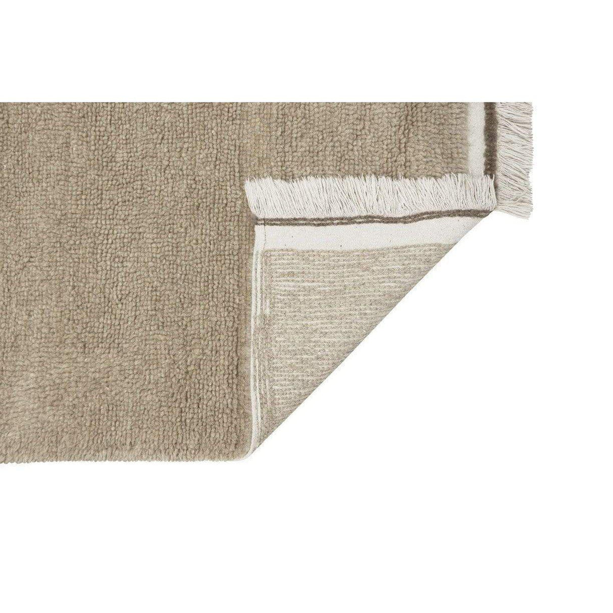 Rugs by Roo | Lorena Canals Steppe Beige Woolable Area Rug-WO-STEPPE-BG-S
