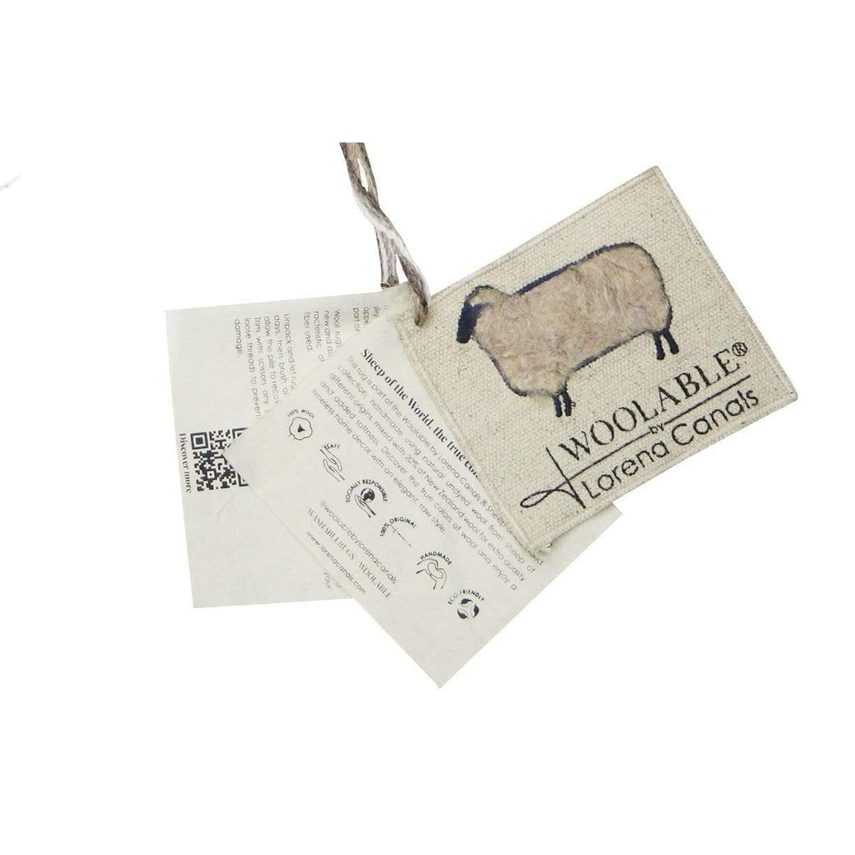 Rugs by Roo | Lorena Canals Steppe Beige Woolable Area Rug-WO-STEPPE-BG-S