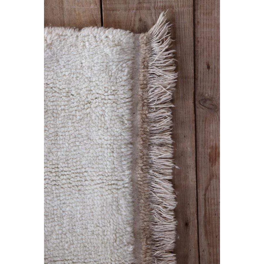 Rugs by Roo | Lorena Canals Steppe White Woolable Area Rug-WO-STEPPE-WH-S