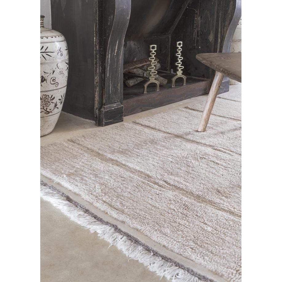 Rugs by Roo | Lorena Canals Steppe White Woolable Area Rug-WO-STEPPE-WH-S