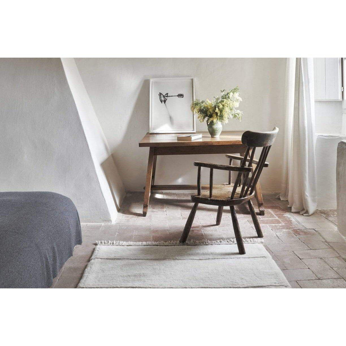 Rugs by Roo | Lorena Canals Steppe White Woolable Area Rug-WO-STEPPE-WH-S