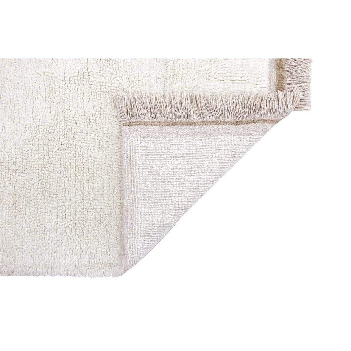 Rugs by Roo | Lorena Canals Steppe White Woolable Area Rug-WO-STEPPE-WH-S