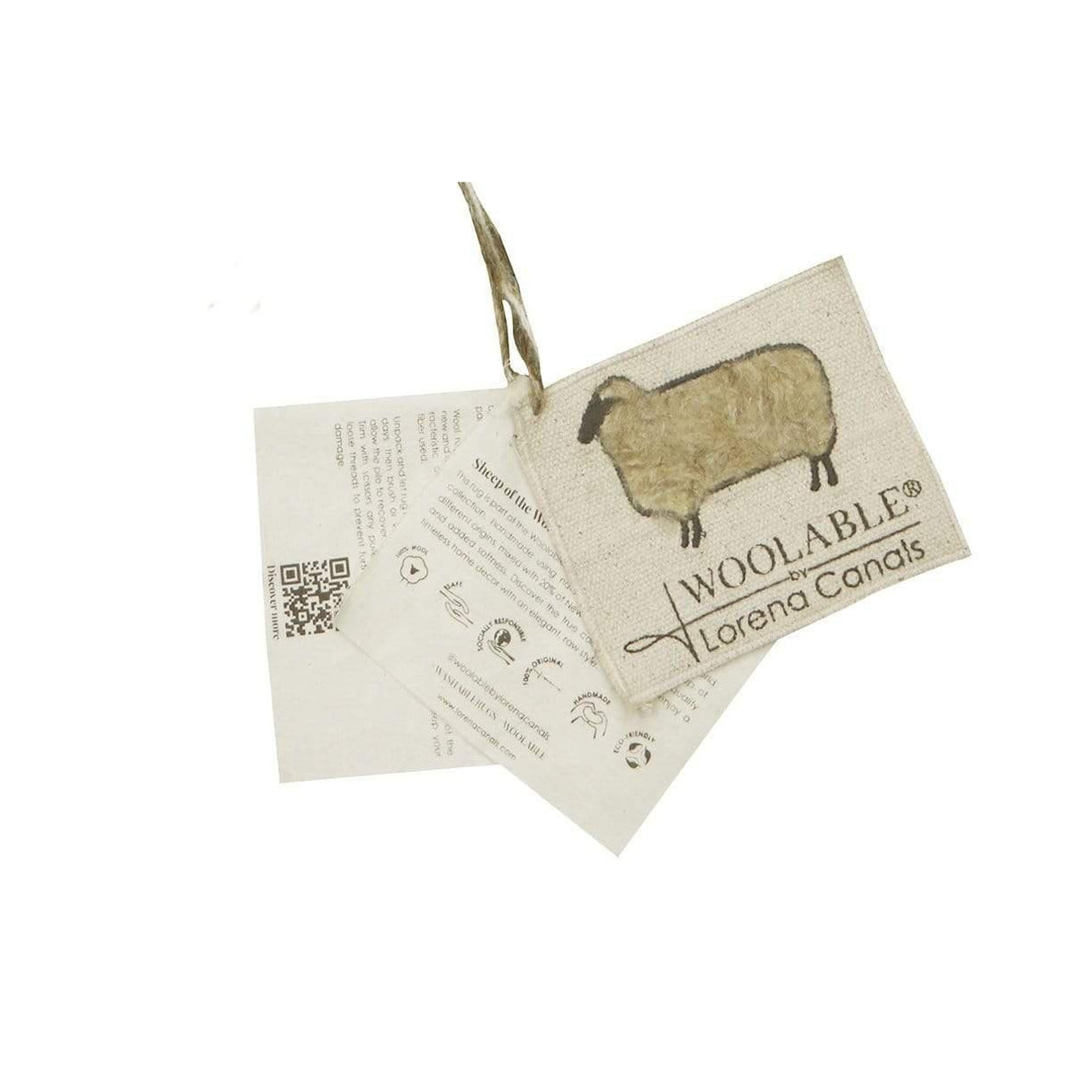 Rugs by Roo | Lorena Canals Tundra Blended Beige Woolable Area Rug-WO-TUN-LBG-S