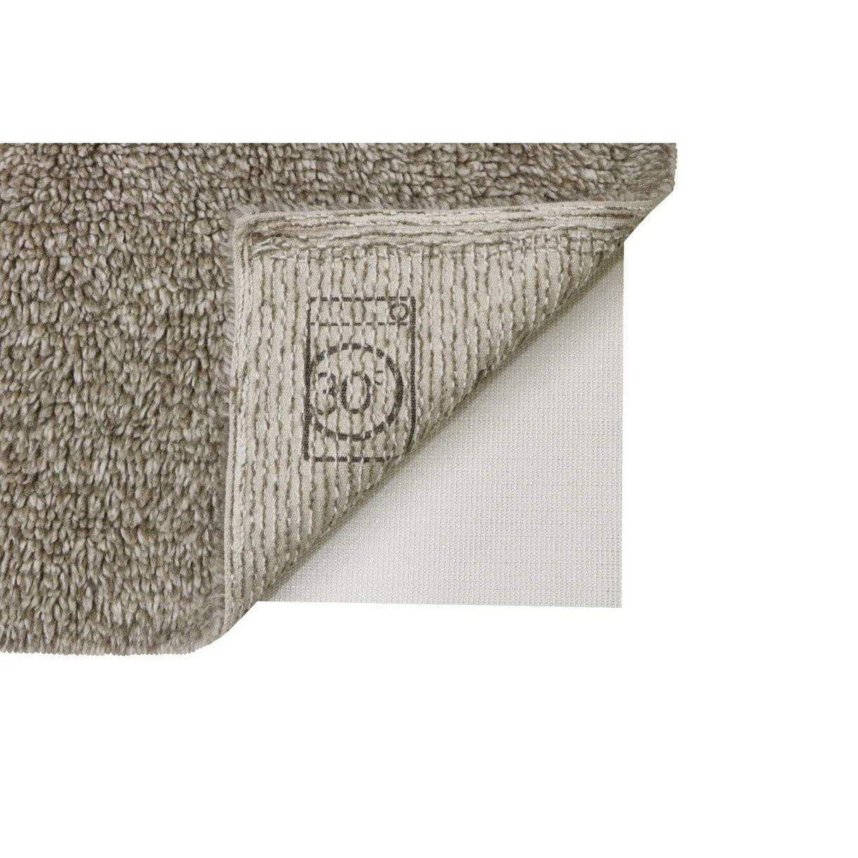 Rugs by Roo | Lorena Canals Tundra Blended Grey Woolable Area Rug-WO-TUN-LGR-S