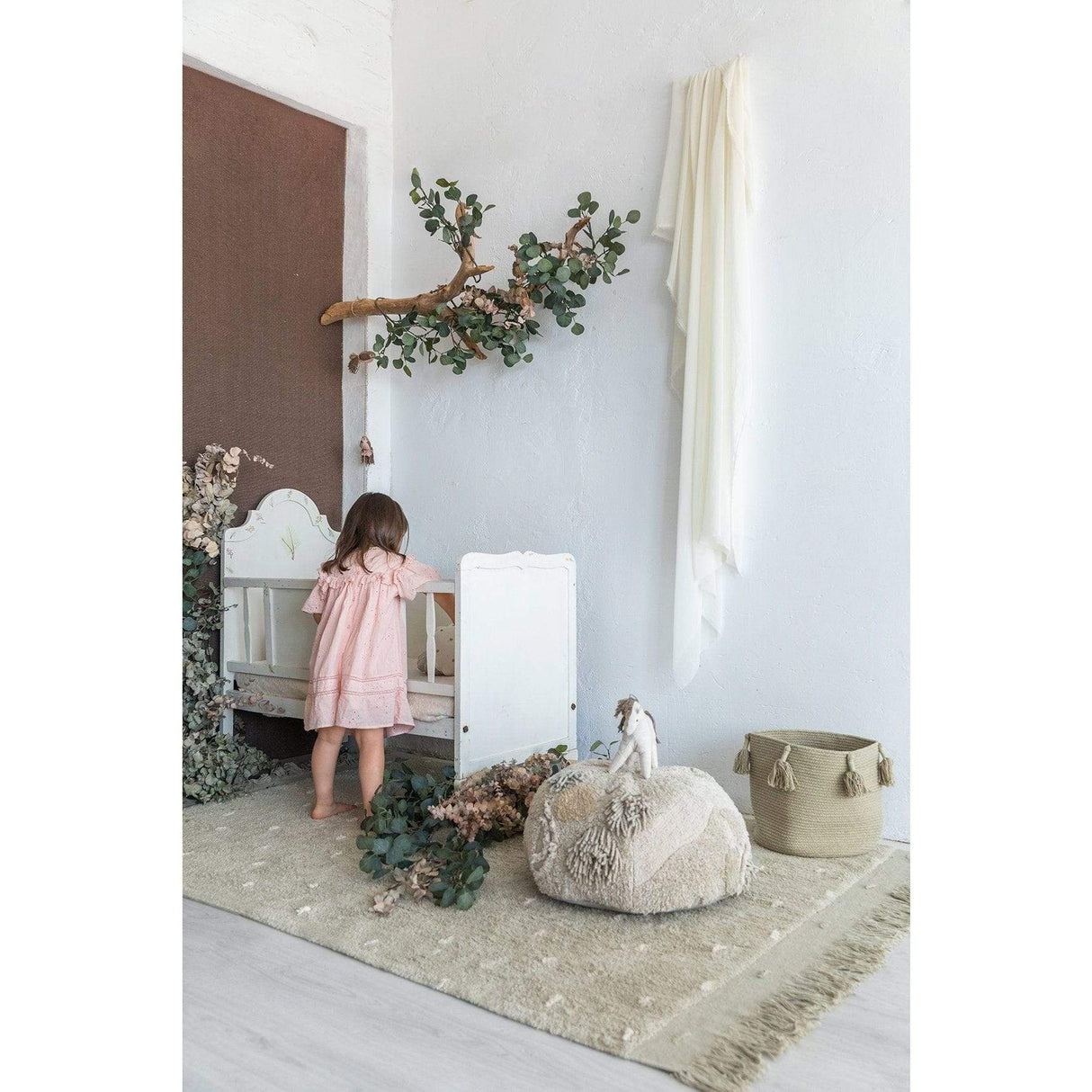 Rugs by Roo | Lorena Canals Woods Symphony Olive Washable Rug-C-SYMP-OLV