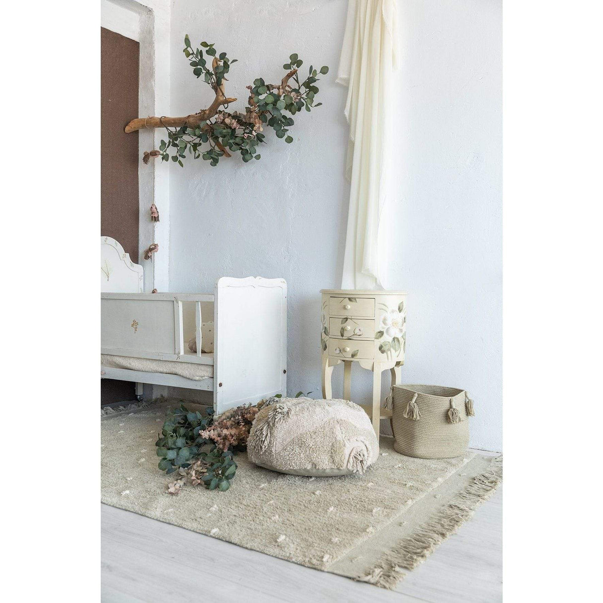 Rugs by Roo | Lorena Canals Woods Symphony Olive Washable Rug-C-SYMP-OLV