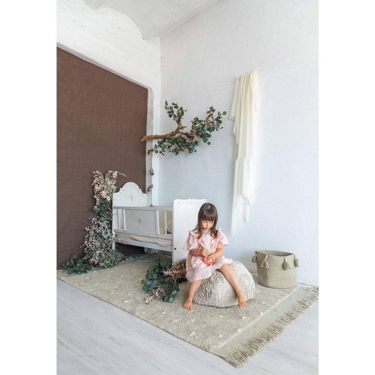 Rugs by Roo | Lorena Canals Woods Symphony Olive Washable Rug-C-SYMP-OLV