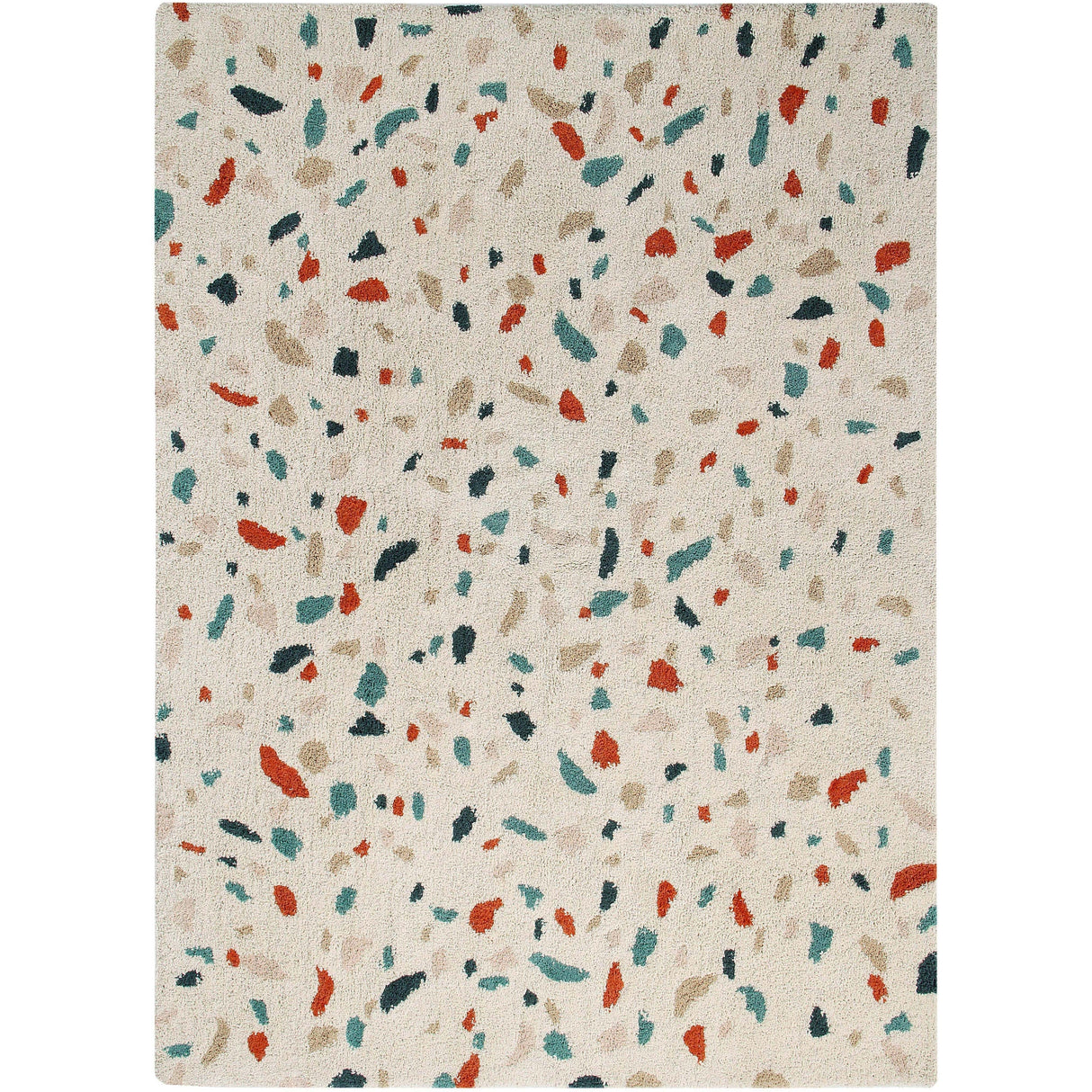 Terrazzo Marble Machine Washable Area Rug
