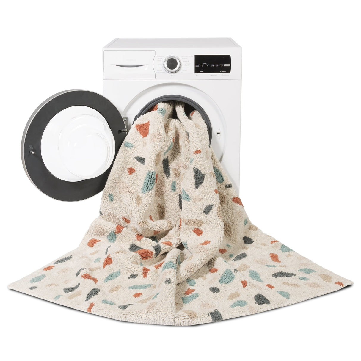 Rugs by Roo | Lorena Canals Terrazzo Marble Machine Washable Area Rug-C-TERRA-MARBLE