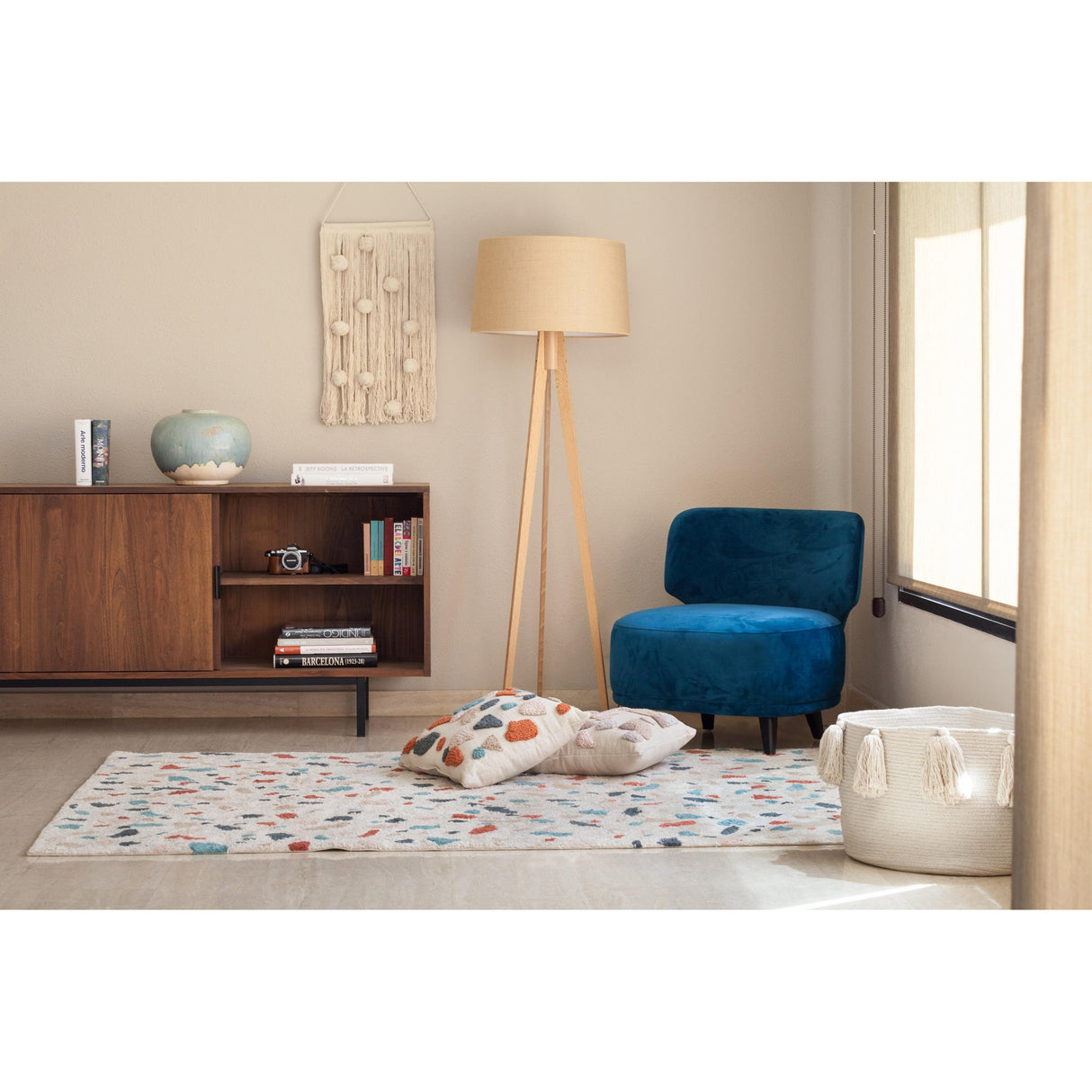 Rugs by Roo | Lorena Canals Terrazzo Marble Machine Washable Area Rug-C-TERRA-MARBLE